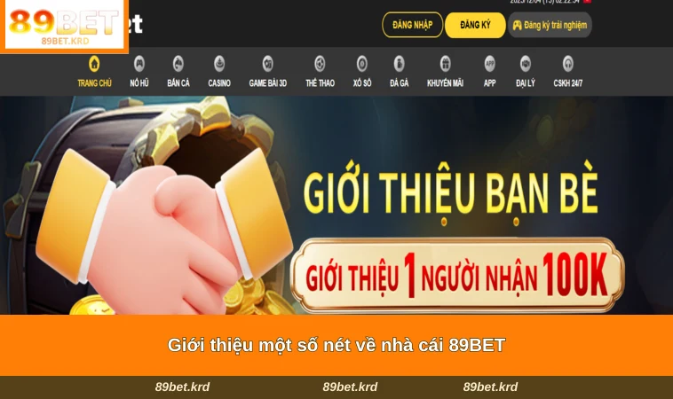 Giới thiệu một số nét về nhà cái 89BET